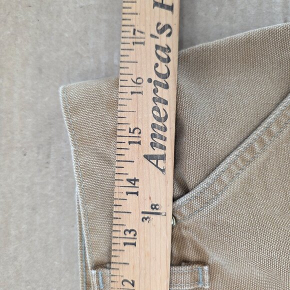 Vintage Carhartt Double Knee Pants USA Made B01 BRN Brown Faded Distressed 32x29 - Picture 11 of 14
